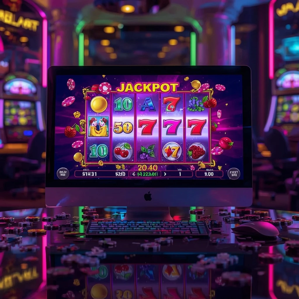 tragamonedas en el monitor PLANET 7 CASINO